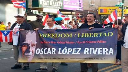 Manifestaciones por la libertad de Oscar López Rivera