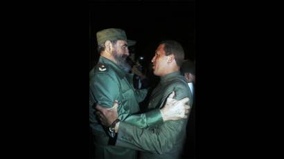 Fidel y Chávez