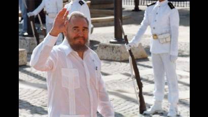 Fidel con Guayabera.