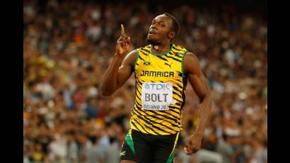 El bólido jamaicano Usain Bolt.