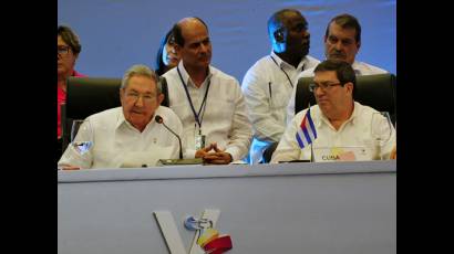 Raúl Castro en V Cumbre de la Celac