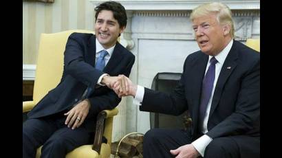Trudeau y Trump
