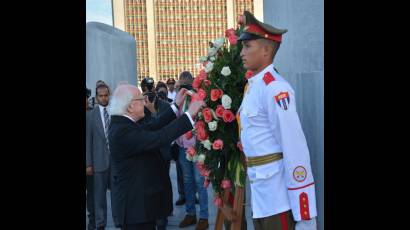 Michael D. Higgins rindió homenaje a José Martí