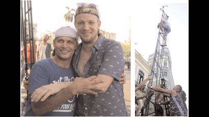 Richie Trimble (derecha) y Félix Ramón Guirola