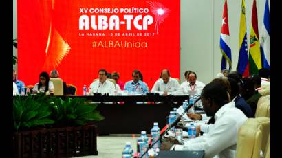 Bruno Rodríguez Parrilla en XV Consejo Político del ALBA-TCP