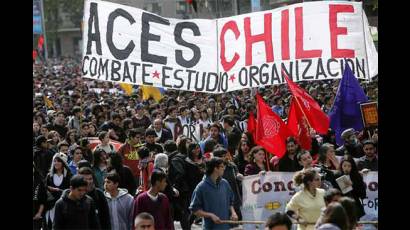 Protesta en Chile
