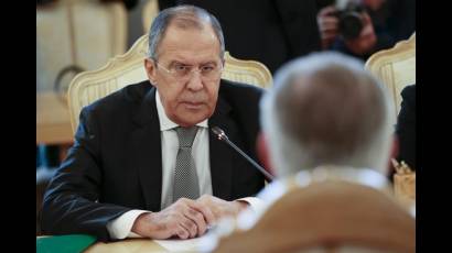 La mirada del canciller Lavrov a Tillerson denota parte del diálogo no verbal