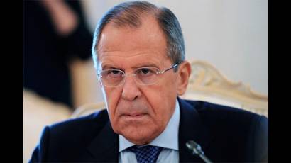 Ministro ruso de Relaciones Exteriores, Serguei Lavrov