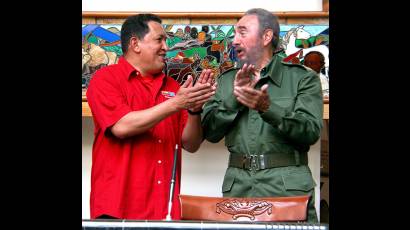 Chávez y Fidel