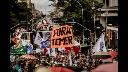 Protestas contra las reformas de Michel Temer