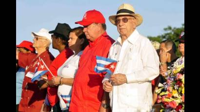 Machado Ventura presidió la celebración en Santiago