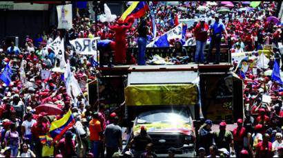 Pueblo colma centro de Caracas para respaldar la Constituyente