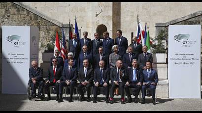 Los ministros de Finanzas del G-7 terminaron este sábado su cita, preocupados por las amenazas cibernéticas
