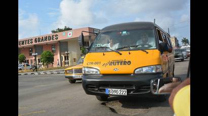 Al verano en taxi rutero