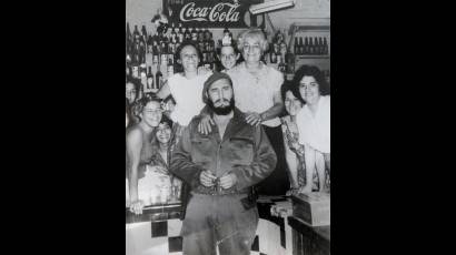 Fidel Castro con la familia Badal