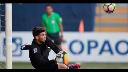 El portero Danny Echevarría evitó una goleada para el equipo Cuba