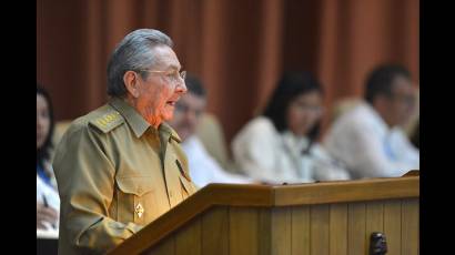 General Raúl Castro Ruz. Presidente de los Consejos de Estado y de Ministros