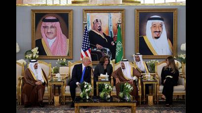 Reunión de Trump y el rey Salman