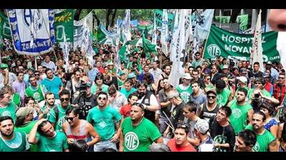 paro nacional en argentina
