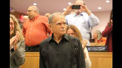 Oscar Lopez Rivera agradeció a Cuba su solidaridad