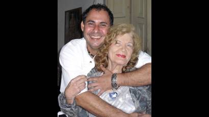 Carilda Oliver y Raidel Hernández