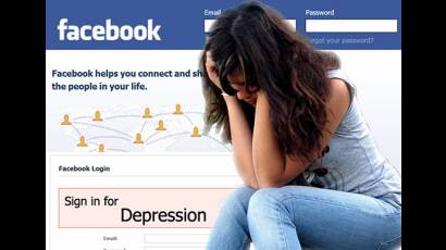 La depresión ha sido asociada a la adicción por las redes sociales. 