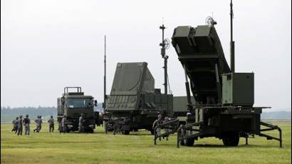 Un complejo de defensa antimisiles Patriot, de fabricación estadounidense, desplegado a las afueras de Tokio.