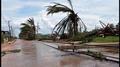 Afectaciones en el municipio cabecera de Esmeralda, Camagüey