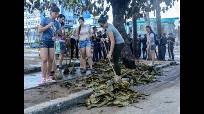 Recuperación en el Vedado habanero