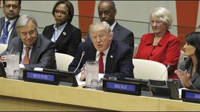 Donald Trump en la ONU