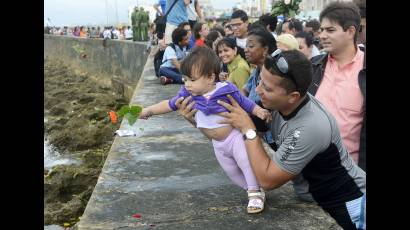 Las más nuevas generaciones participaron en el homenaje