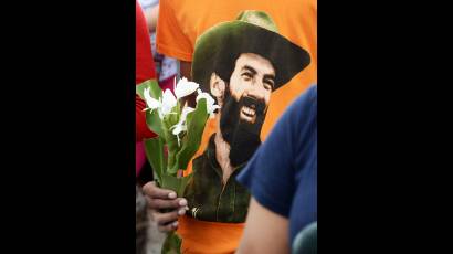 Desde hace 58 años el pueblo cubano recuerda con flores a uno de sus héroes más queridos