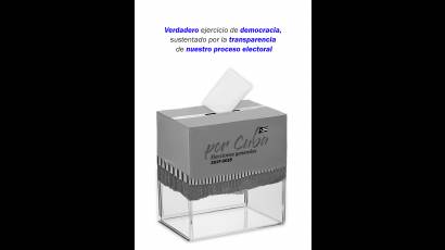 Proceso electoral cubano.