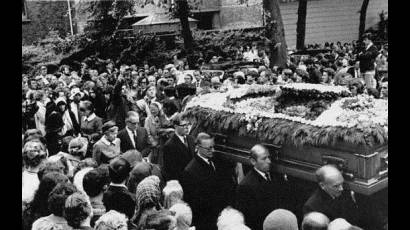 Funerales de John Lennon.