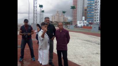 El líder independentista recibió en la Tribuna Antiimperialista una detallada explicación sobre ese lugar