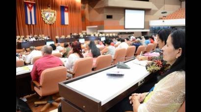 9no Periodo de la Asamblea Nacional del Poder Popular, nuevo periodo ordinario de sesiones VIII Legislatura. Palacio de Convenciones, La Habana, Cuba.