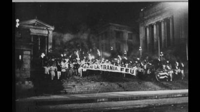 La primera Marcha de las Antorchas