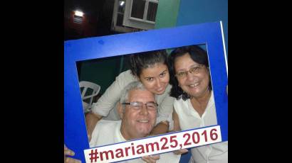  Cumpleaños de Mariam con sus padres