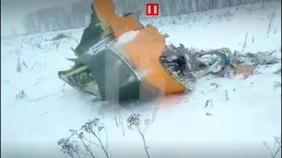 Accidente de avión en Rusia