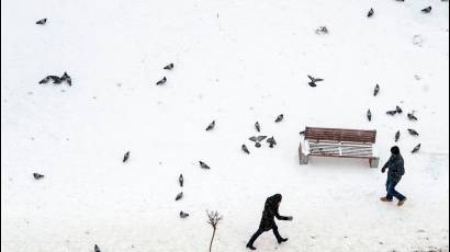 Kosovo bajo nieve