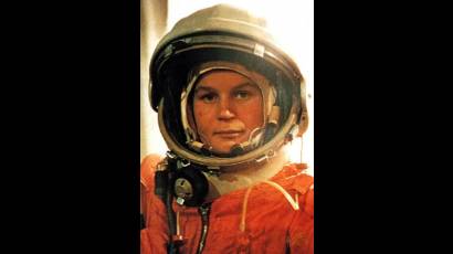 La primera mujer cosmonauta