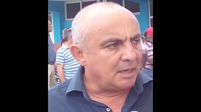 El director provincial de Servicios Comunales en Holguín, Félix Abreu