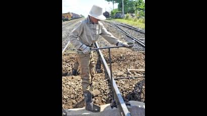 Los jóvenes rostros de ferrocarril cubano.
