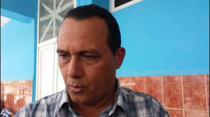 El presidente de la Asamblea Provincial del Poder Popular en Holguín, Julio César Estupiñán