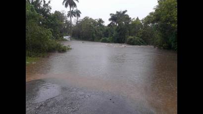 Lluvias intensas en Isla de la Juventud