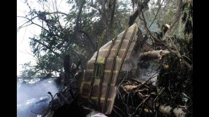 Accidente aéreo en La Habana