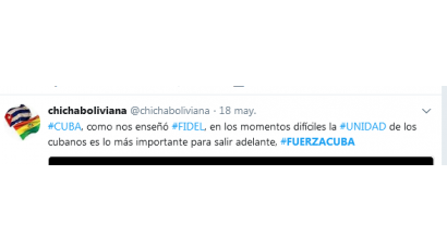 También ciudadanos sencillos dejaron sus mensajes en Twitter.