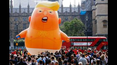 Bebé Trump en londres