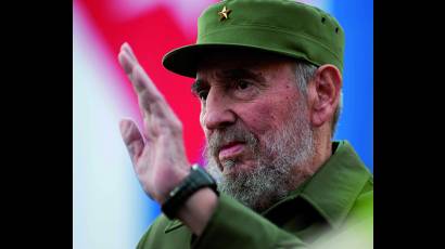 Fidel en el acto