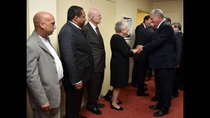 Encuentro del Presidente cubano con representantes de la iglesia norteamericana